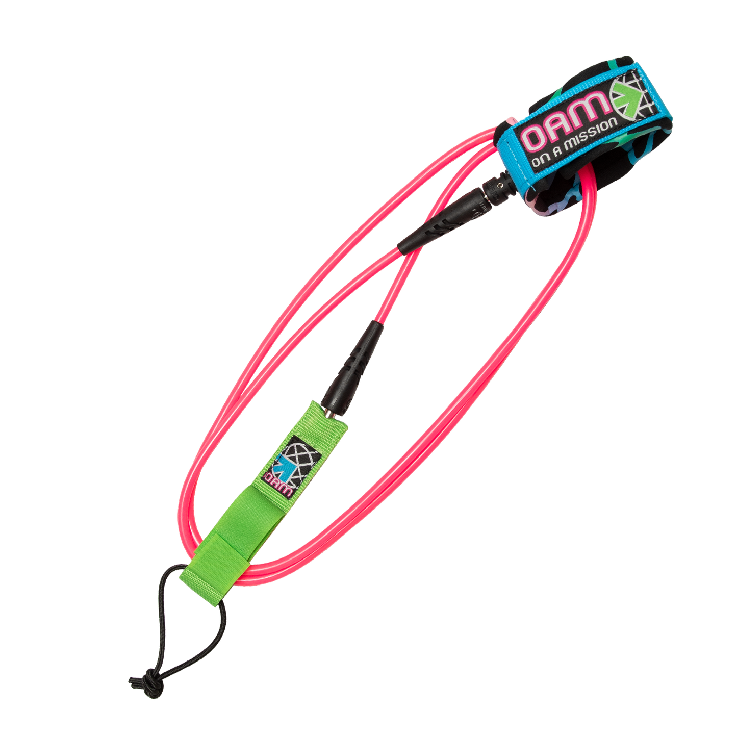 On A Mission 6 Foot PINK GIRAFFE COMPETITION Surf Leash