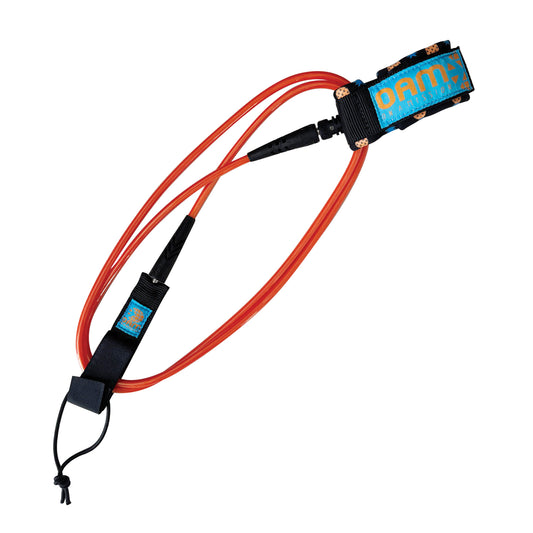 On A Mission 6 Foot Orange Pineapple Regular Surf Leash